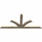 Ekena Millwork Richland Rough Sawn Timber Gable Bracket, Douglas Fir, 72"W x 33"H x 2"D x 4"F, 11/12 Pitch GBW072X33X0204RIC00RDF - alternate 2